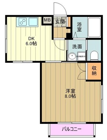 エグゼクティブ立川の物件間取画像